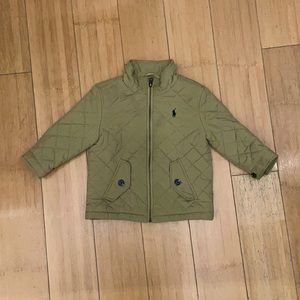 RALPH LAUREN QUILTED TODDLER JACKET